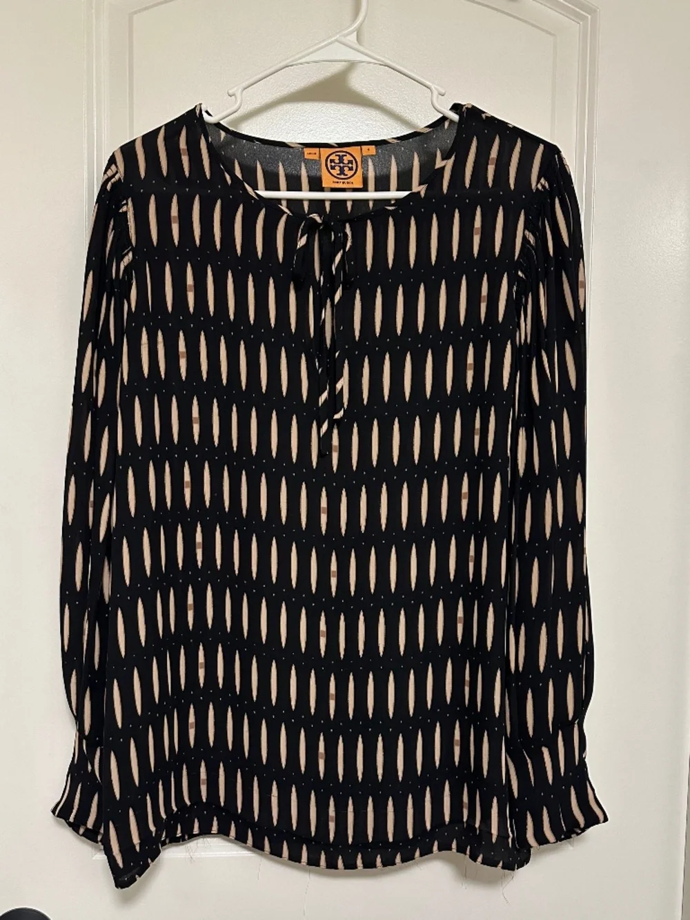 Tory Burch 100% Silk Blouse Size 4